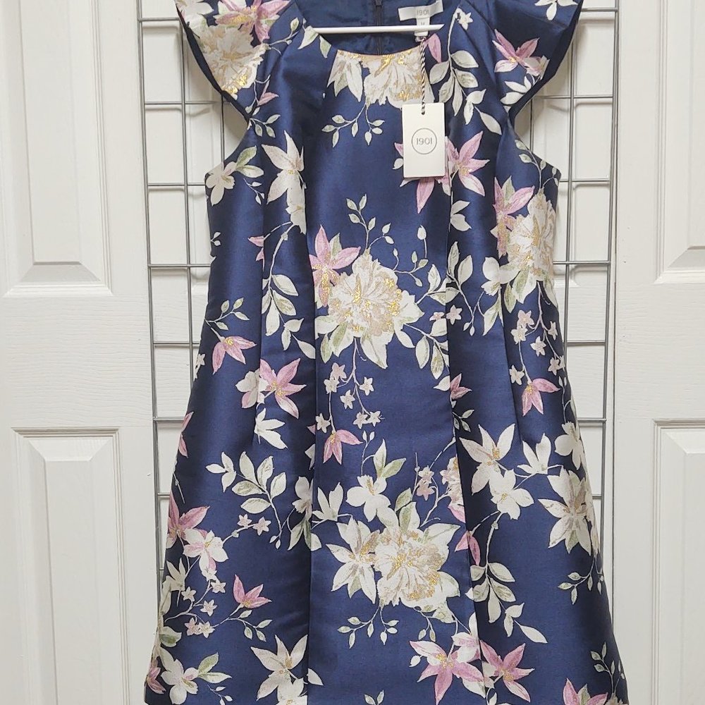 Nordstrom blue floral dress by 1901